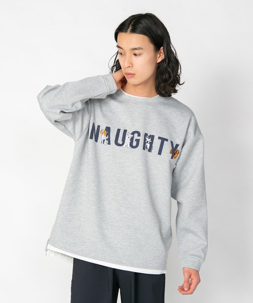 Blue Standard (ブルースタンダード)の「【BLUE STANDARD/ブルースタンダード】 ダンボール アニマル刺繍クルーネック(Tシャツ/カットソー・メンズ・ミント/オフホワイト/グレー/ブルー・LARGE/MEDIUM)」の1枚目の写真