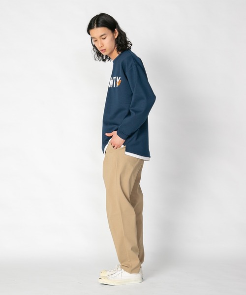 Blue Standard (ブルースタンダード)の「【BLUE STANDARD/ブルースタンダード】 ダンボール アニマル刺繍クルーネック(Tシャツ/カットソー・メンズ・ミント/オフホワイト/グレー/ブルー・LARGE/MEDIUM)」の19枚目の写真