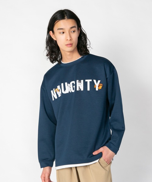 Blue Standard (ブルースタンダード)の「【BLUE STANDARD/ブルースタンダード】 ダンボール アニマル刺繍クルーネック(Tシャツ/カットソー・メンズ・ミント/オフホワイト/グレー/ブルー・LARGE/MEDIUM)」の21枚目の写真