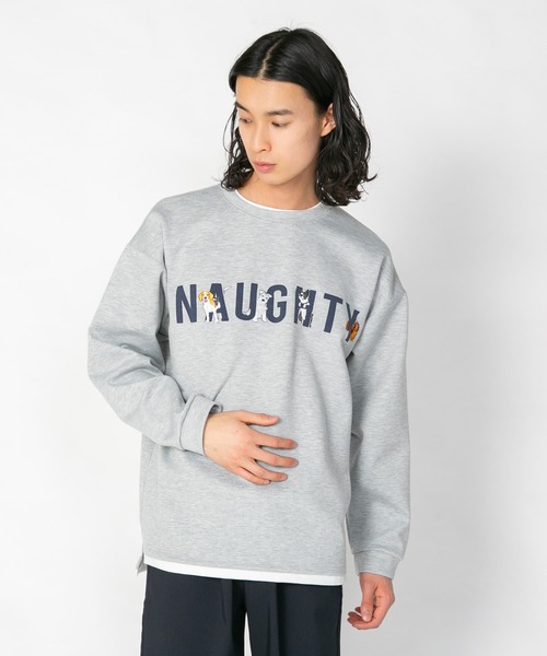Blue Standard (ブルースタンダード)の「【BLUE STANDARD/ブルースタンダード】 ダンボール アニマル刺繍クルーネック(Tシャツ/カットソー・メンズ・ミント/オフホワイト/グレー/ブルー・LARGE/MEDIUM)」の11枚目の写真
