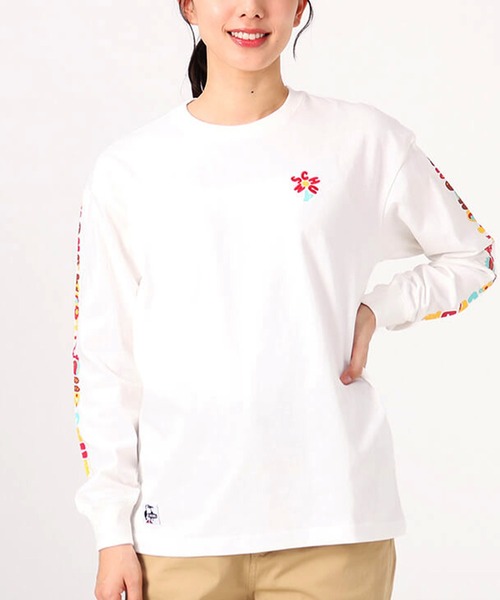 CHUMS/チャムス ロンTEE ボックスシルエット ヘビーウェイトコットン 中厚手 CH01-2345(Tシャツ/カットソー)|CHUMS(チャムス) CHUMS/チャムス ロンTEE ボックスシルエット ヘビーウェイトコットン 中厚手 CH01-2345(Tシャツ/カットソー)|CHUMS(チャムス)