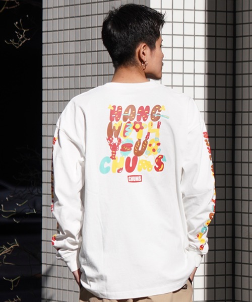 CHUMS/チャムス ロンTEE ボックスシルエット ヘビーウェイトコットン 中厚手 CH01-2345(Tシャツ/カットソー)|CHUMS(チャムス) CHUMS/チャムス ロンTEE ボックスシルエット ヘビーウェイトコットン 中厚手 CH01-2345(Tシャツ/カットソー)|CHUMS(チャムス)