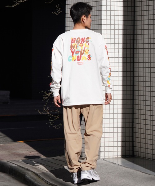 CHUMS/チャムス ロンTEE ボックスシルエット ヘビーウェイトコットン 中厚手 CH01-2345(Tシャツ/カットソー)|CHUMS(チャムス) CHUMS/チャムス ロンTEE ボックスシルエット ヘビーウェイトコットン 中厚手 CH01-2345(Tシャツ/カットソー)|CHUMS(チャムス)