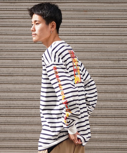 CHUMS/チャムス ロンTEE ボックスシルエット ヘビーウェイトコットン 中厚手 CH01-2345(Tシャツ/カットソー)|CHUMS(チャムス) CHUMS/チャムス ロンTEE ボックスシルエット ヘビーウェイトコットン 中厚手 CH01-2345(Tシャツ/カットソー)|CHUMS(チャムス)