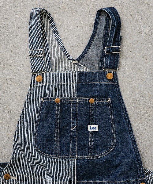 セール】Lee/リー【130cm-160cm】キッズオーバーオールスカート