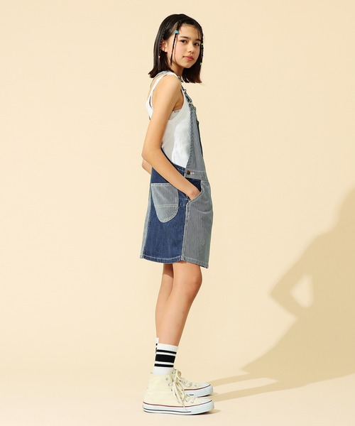 Lee(リー)の「Lee/リー【130cm-160cm】キッズオーバーオールスカート クレイジーパターン(サロペット/オーバーオール・キッズ・その他・130/140/150/160)」の21枚目の写真