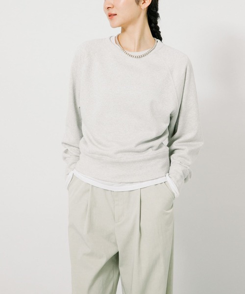 URBAN RESEARCH（アーバンリサーチ）の「ラメ裏毛スウェット（Tシャツ/カットソー・レディース・アイボリー/ライトグレー・FREE）」の7枚目の写真