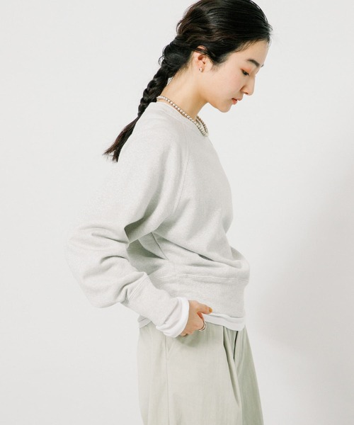 URBAN RESEARCH（アーバンリサーチ）の「ラメ裏毛スウェット（Tシャツ/カットソー・レディース・アイボリー/ライトグレー・FREE）」の8枚目の写真