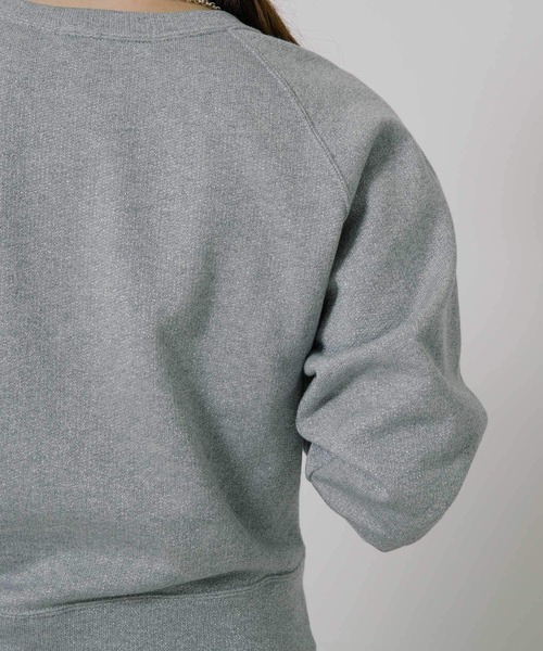 URBAN RESEARCH（アーバンリサーチ）の「ラメ裏毛スウェット（Tシャツ/カットソー・レディース・アイボリー/ライトグレー・FREE）」の20枚目の写真