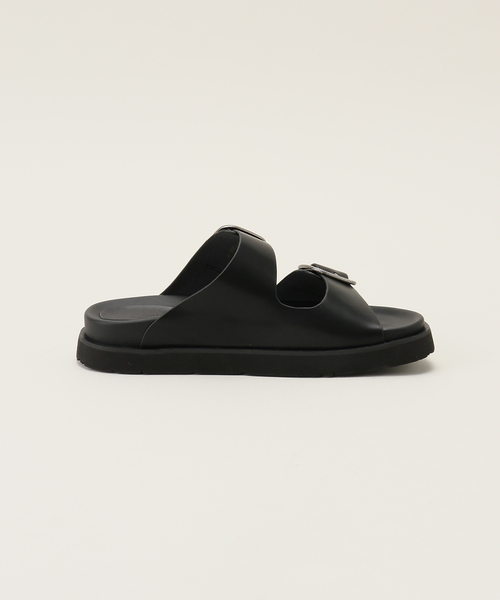 GRISE(グリーズ)の「GRISEレザーアツゾコバックルサンダル(サンダル・レディース・ブラック系その他・MEDIUM/SMALL/X-LARGE/LARGE)」の4枚目の写真