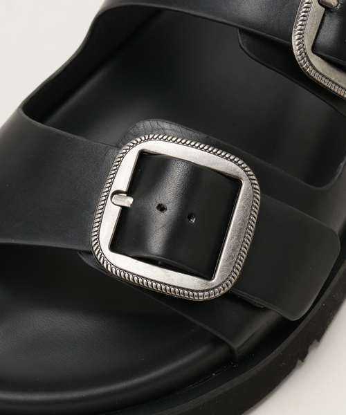 GRISE(グリーズ)の「GRISEレザーアツゾコバックルサンダル(サンダル・レディース・ブラック系その他・MEDIUM/SMALL/X-LARGE/LARGE)」の9枚目の写真