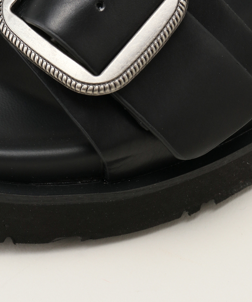 GRISE(グリーズ)の「GRISEレザーアツゾコバックルサンダル(サンダル・レディース・ブラック系その他・MEDIUM/SMALL/X-LARGE/LARGE)」の11枚目の写真