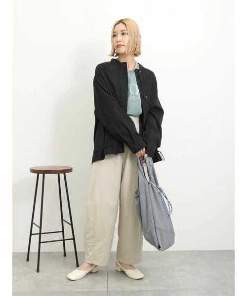 Samansa Mos2 blue（サマンサモスモスブルー）の「コクーンパンツ（その他パンツ・レディース・ミント/ライトベージュ/チャコールグレー・F）」の14枚目の写真