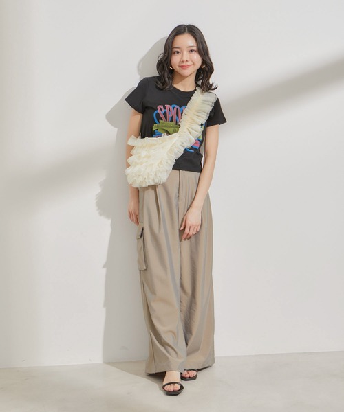 BITTER CELLS（ビターセルズ）の「【BITTER CELLS別注】PARIS SPORTSプリントTシャツ（Tシャツ/カットソー・レディース・ブラック/ブラック系その他/ホワイト系その他/ホワイト・FREE）」の17枚目の写真