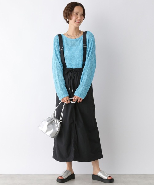 LEPSIM（レプシィム）の「フェイクレザーミニ巾着　105144（ショルダーバッグ・レディース・シルバー/ライトイエロー/ブラック・ONE SIZE）」の11枚目の写真