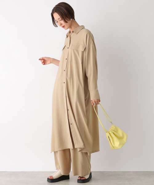 LEPSIM（レプシィム）の「フェイクレザーミニ巾着　105144（ショルダーバッグ・レディース・シルバー/ライトイエロー/ブラック・ONE SIZE）」の18枚目の写真