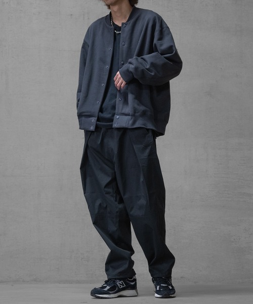 JOHN'S CLOSET(ジョンズクローゼット)の「【t】ナチュラルストレッチ裾ドローコード バルーンワイドパンツ(スラックス・メンズ・ブラック/カーキ/マスタード/ロイヤルブルー/ホワイト/ブラウン/グリーン・X-LARGE/MEDIUM/LARGE)」の22枚目の写真