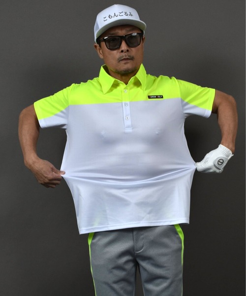 新品　SRIXON ミントグリーン 半袖ゴルフシャツ　サラサラしてベタつかない 楽天市場】半袖 ポロシャツ 大きいサイズ メンズ 香妻プロモデル