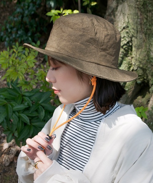 polcadot（ポルカドット）の「TIEDYE SAFARI HAT（ハット・レディース・ブラック/カーキ/キャメル/ネイビー・FREE）」の7枚目の写真