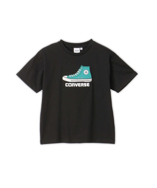 CONVERSE(コンバース)の「【CONVERSE】シューズ刺繍 Tシャツ(Tシャツ/カットソー・キッズ・ブラック/オフホワイト/グリーン・120/130/140/150/160)」の8枚目の写真
