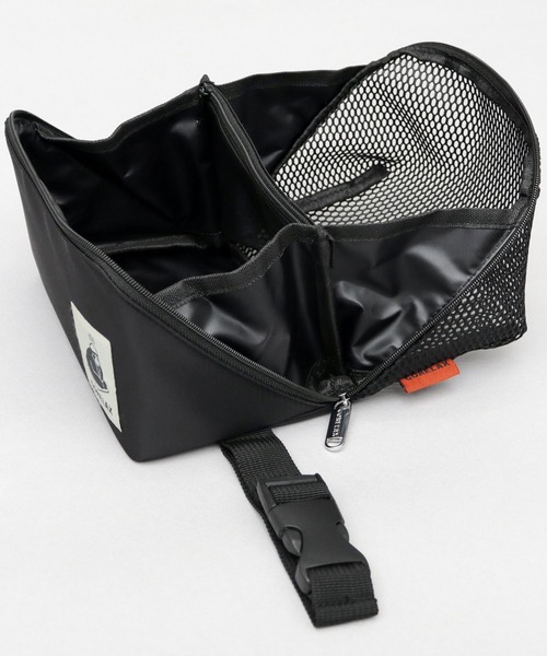 ごリラックス（ゴリラックス）の「メッシュポーチ サ活BOX（ポーチ・メンズ・グレー/ブラック・FREE）」の7枚目の写真