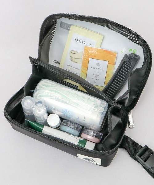 ごリラックス（ゴリラックス）の「メッシュポーチ サ活BOX（ポーチ・メンズ・グレー/ブラック・FREE）」の9枚目の写真