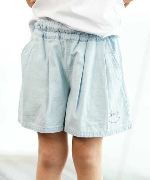 RUSTY(ラスティ)の「RUSTY/ラスティー キッズ ショーツ DNM 964751(その他パンツ・キッズ・インディゴブルー/ライトインディゴブルー・120cm/130cm/140cm/150cm)」の9枚目の写真
