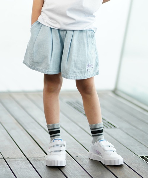RUSTY(ラスティ)の「RUSTY/ラスティー キッズ ショーツ DNM 964751(その他パンツ・キッズ・インディゴブルー/ライトインディゴブルー・120cm/130cm/140cm/150cm)」の17枚目の写真