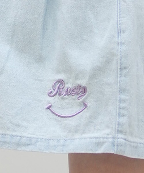 RUSTY(ラスティ)の「RUSTY/ラスティー キッズ ショーツ DNM 964751(その他パンツ・キッズ・インディゴブルー/ライトインディゴブルー・120cm/130cm/140cm/150cm)」の16枚目の写真
