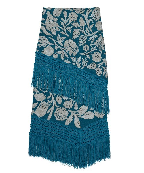 Ameri(アメリ)の「RUG JACQUARD KNIT SKIRT(スカート・レディース・カーキ/ブラック/ターコイズブルー・MEDIUM/SMALL)」の7枚目の写真