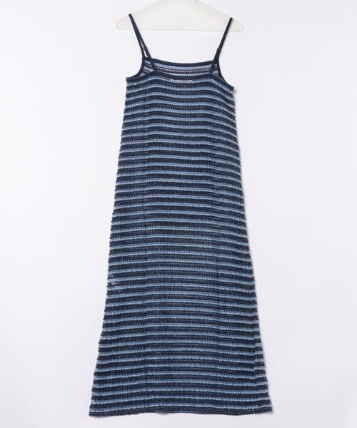 MOUSSY（マウジー）の「MIX COLOR CROCHET ワンピース