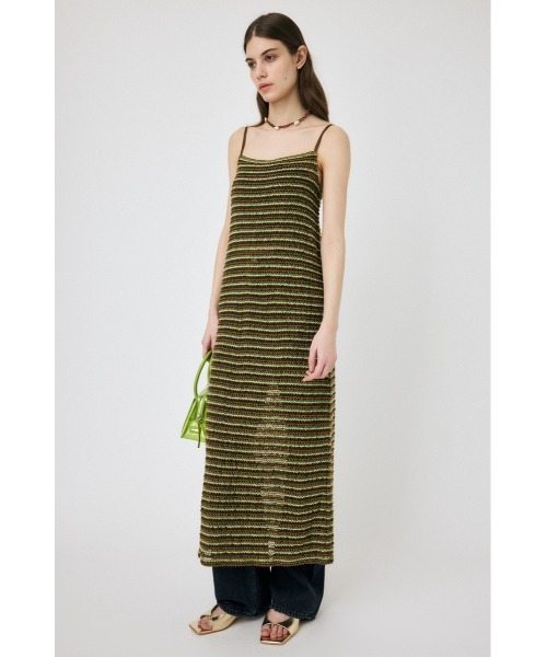 MOUSSY（マウジー）の「MIX COLOR CROCHET ワンピース（ワンピース・レディース・オレンジ/グリーン/ブルー・FREE）」の14枚目の写真