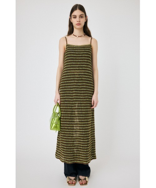 MOUSSY（マウジー）の「MIX COLOR CROCHET ワンピース（ワンピース・レディース・オレンジ/グリーン/ブルー・FREE）」の10枚目の写真