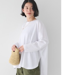 UVカット加工ワイドカットプルオーバー