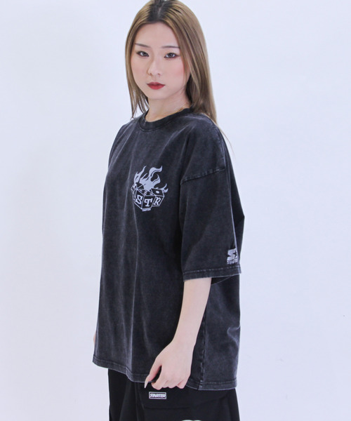 STARTER BLACK LABEL(スターターブラックレーベル)の「STARTER BLACK LABEL スターターブラックレーベル ケミカル加工Tシャツ(Tシャツ/カットソー・メンズ・その他1/チェック/ストライプ・M/L/LL)」の17枚目の写真