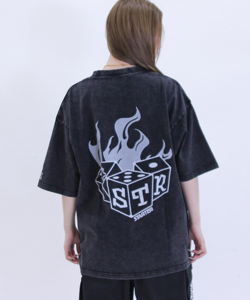 STARTER BLACK LABEL(スターターブラックレーベル)の「STARTER BLACK LABEL スターターブラックレーベル ケミカル加工Tシャツ(Tシャツ/カットソー・メンズ・その他1/チェック/ストライプ・M/L/LL)」の18枚目の写真