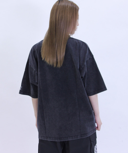 STARTER BLACK LABEL(スターターブラックレーベル)の「STARTER BLACK LABEL スターターブラックレーベル ケミカル加工Tシャツ(Tシャツ/カットソー・メンズ・その他1/チェック/ストライプ・M/L/LL)」の6枚目の写真