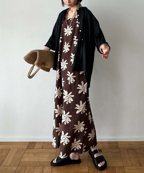 Doux archives（ドゥアルシーヴ）の「コットンリネンシャツ（シャツ/ブラウス・レディース・ブラック/オフホワイト/レモンイエロー/ピンク・FREE）」の12枚目の写真