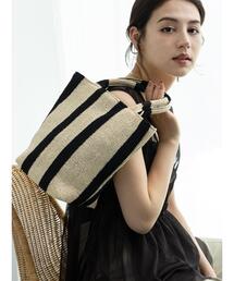 Te chichi | ストライプシートトートバッグ(小)(ハンドバッグ)