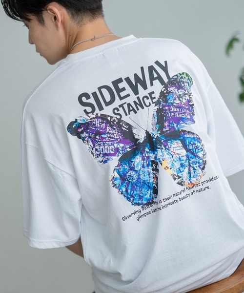 SIDEWAY STANCE(サイドウェイスタンス)の「【SIDEWAY STANCE】オリジナル グラフィック プリント 半袖Tシャツ(Tシャツ/カットソー・メンズ・グレー系2/ホワイト系2/グレー/ブラック/ブラック系2/パープル系/レッド系2/レッド系1/ホワイト系1/ホワイト系/グレー系1/ブラック系1/レッド/ホワイト/ブラック系/ブラック系3/ホワイト系3/ブラック系6/ホワイト系4/ホワイト系6/ブラック系その他6/ブラック系5/グレー系5/カーキ系4/ホワイト系5/ブラック系4・X-LARGE/LARGE/MEDIUM/SMALL)」の3枚目の写真