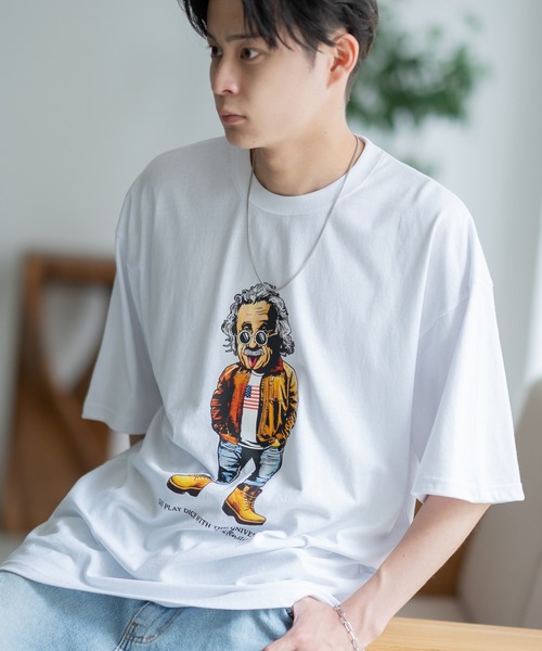 SIDEWAY STANCE(サイドウェイスタンス)の「【SIDEWAY STANCE】オリジナル グラフィック プリント 半袖Tシャツ(Tシャツ/カットソー・メンズ・グレー系2/ホワイト系2/グレー/ブラック/ブラック系2/パープル系/レッド系2/レッド系1/ホワイト系1/ホワイト系/グレー系1/ブラック系1/レッド/ホワイト/ブラック系/ブラック系3/ホワイト系3/ブラック系6/ホワイト系4/ホワイト系6/ブラック系その他6/ブラック系5/グレー系5/カーキ系4/ホワイト系5/ブラック系4・X-LARGE/LARGE/MEDIUM/SMALL)」の5枚目の写真