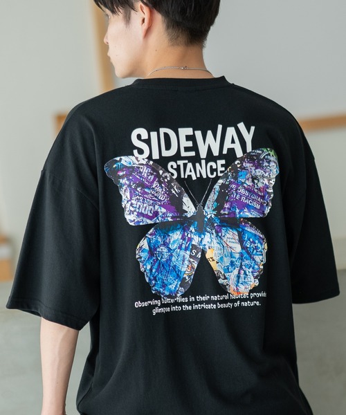 SIDEWAY STANCE(サイドウェイスタンス)の「【SIDEWAY STANCE】オリジナル グラフィック プリント 半袖Tシャツ(Tシャツ/カットソー・メンズ・グレー系2/ホワイト系2/グレー/ブラック/ブラック系2/パープル系/レッド系2/レッド系1/ホワイト系1/ホワイト系/グレー系1/ブラック系1/レッド/ホワイト/ブラック系/ブラック系3/ホワイト系3/ブラック系6/ホワイト系4/ホワイト系6/ブラック系その他6/ブラック系5/グレー系5/カーキ系4/ホワイト系5/ブラック系4・X-LARGE/LARGE/MEDIUM/SMALL)」の12枚目の写真