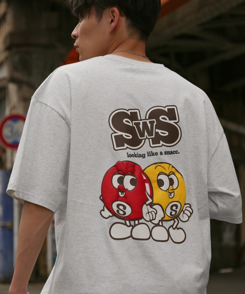 SIDEWAY STANCE(サイドウェイスタンス)の「【SIDEWAY STANCE】オリジナル グラフィック プリント 半袖Tシャツ(Tシャツ/カットソー・メンズ・グレー系2/ホワイト系2/グレー/ブラック/ブラック系2/パープル系/レッド系2/レッド系1/ホワイト系1/ホワイト系/グレー系1/ブラック系1/レッド/ホワイト/ブラック系/ブラック系3/ホワイト系3/ブラック系6/ホワイト系4/ホワイト系6/ブラック系その他6/ブラック系5/グレー系5/カーキ系4/ホワイト系5/ブラック系4・X-LARGE/LARGE/MEDIUM/SMALL)」の19枚目の写真