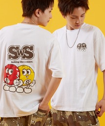 【SIDEWAY STANCE】オリジナル グラフィック プリント 半袖Tシャツ