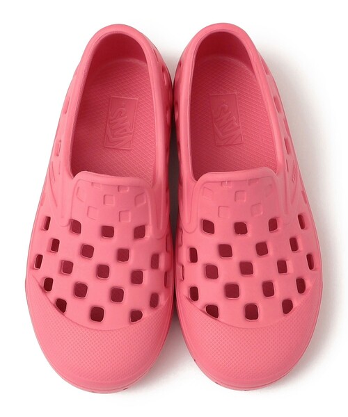 VANS（バンズ）の「VANS:TD SLIP ON TRK（サンダル・キッズ・ピンク・15 /16/14）」の5枚目の写真