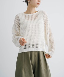【refinedworks】今シーズンの主役！メッシュニットプルオーバー