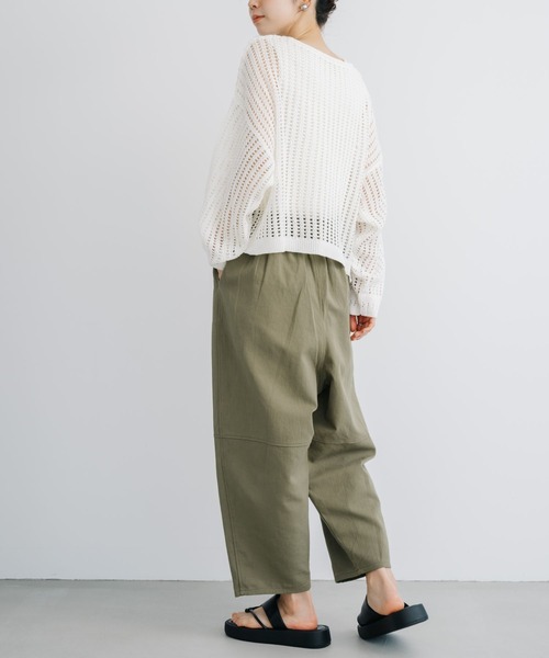 refinedworks(リファインドワークス)の「【refinedworks】今シーズンの主役!メッシュニットプルオーバー(ニット/セーター・レディース・ブルー/グレー/ホワイト・FREE)」の11枚目の写真