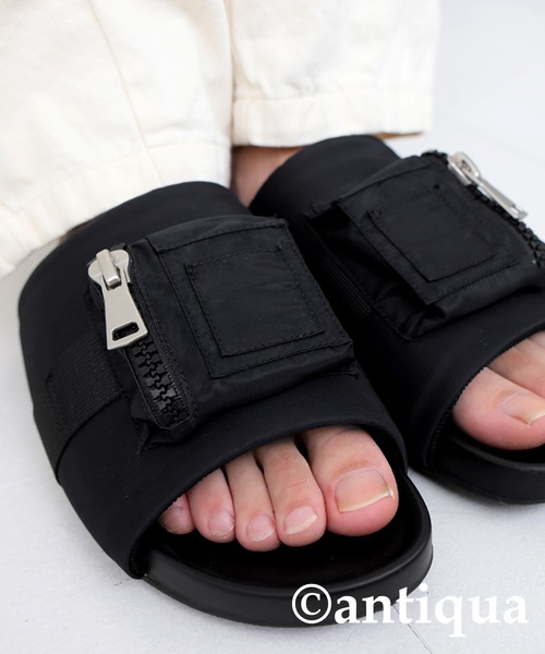 MA-1ポケットサンダル（サンダル）｜antiqua（アンティカ）