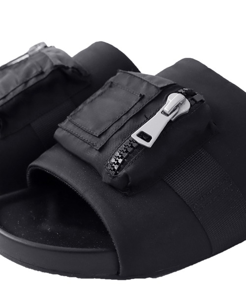 antiqua（アンティカ）の「MA-1ポケットサンダル（サンダル・メンズ・ブラック/カーキ・L/M）」の21枚目の写真