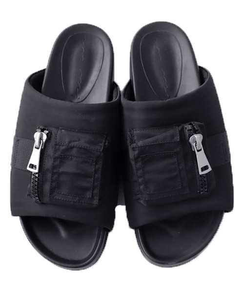 antiqua（アンティカ）の「MA-1ポケットサンダル（サンダル・メンズ・ブラック/カーキ・L/M）」の19枚目の写真